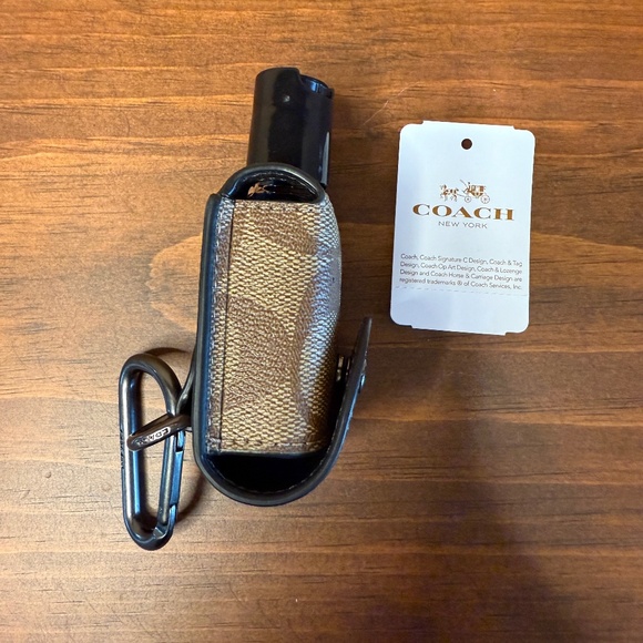 COACH Hand Sanitizer Holder In Signature Canvas - Picture 5 of 6